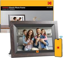 KODAK 10,1 colio "WiFi" skaitmeninis nuotraukų rėmelis, 1280 x 800 HD IPS jutiklinio ekrano išmanusis nuotraukų rėmelis, "WiFi", 32GB atmintis, automatinis pasukimas, montuojamas ant sienos, akimirksniu bendrinkite nuotraukas iš bet kurios vietos