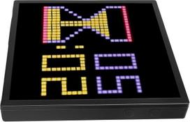 LED pikselių ekrano rėmelis, programėlės valdymas, 64 x 64 pikselių LED ekranas, "pasidaryk pats" graffiti rašto tekstas, žadintuvas, skirtas žaidimų gyvenamojo kambario apdailai, socialinės žiniasklaidos gerbėjų skaitiklis