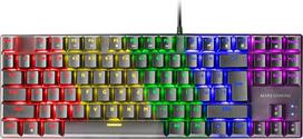 MARSGAMING MK80 Black, mechaninė žaidimų klaviatūra TKL FRGB, Antighosting, Switch Mechanical Brown, JAV kalba