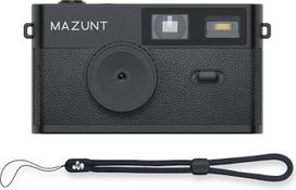 MAZUNT Retro skaitmeninis fotoaparatas, 12 MP ekrano neturintis senovinis fotoaparatas su 4 filtrais, vienkartinio fotoaparato pakaitalas, 8GB SD kortelė tūkstančiams nuotraukų, juodas