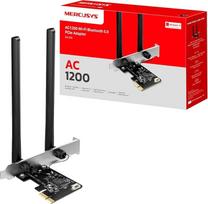 MERCUSYS MA30E AC1200Mbps belaidis Bluetooth 5.0 PCIe WiFi adapteris kompiuteriui, "MU-MIMO" platesnės aprėpties PCIe WiFi kortelė, tinklo kortelė staliniams kompiuteriams su Windows 10/11 (64 bitų)