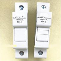 PVH-30 PVH-30X Saulės fotovoltinė jėgainė DC1000V 30A nuolatinės srovės saugiklių bazė (dydis: PVH 30X su šviesa)