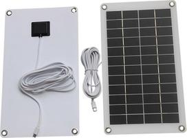 Solarpanel für Überwachungskamera, wiederaufladbarer Akku, wasserdicht, verstellbare Sicherheitshalterung für Outdoor-Camping