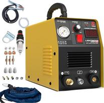 SUSEMSE Plazminis pjaustytuvas 55 Amp IGBT inverterinis plazminis pjaustytuvas CUT55 Plazminis suvirinimo aparatas (nuolatinė srovė, 230 V, pjovimo srovė 20-55 A, maksimali pjovimo galia iki 14 mm) - su plazminiu degikliu ir plazminių antgalių rinkiniu