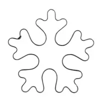 Sausainių formelė 6 cm
