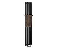 Sapho - Vonios radiatorius COLONNA 180x29 cm juodas