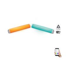 WiZ - Rinkinys 2x LED RGBW reguliuojama BAR lempa LED/5,5W/230V Wi-Fi