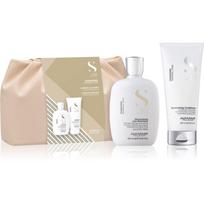 Alfaparf Milano Semi di Lino Diamond Duo Kit dovanų rinkinys spindesiui ir drėkinimui suteikti 2 vnt.