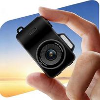 "Hoofun" mini skaitmeninis fotoaparatas, raktų pakabukas, skaitmeninis fotoaparatas su 0,96 colio spalvotu ekranu, 1080P FHD skaitmeninis fotoaparatas, nešiojamasis vaizdo įrašymo įrenginys kelionėms, pradedantiesiems, paaugliams, studentams (juodas)