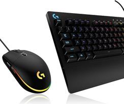 "Logitech G 213 Prodigy" žaidimų klaviatūra + "Logitech G203" žaidimų pelė