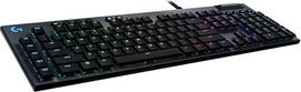"Logitech G815" mechaninė žaidimų klaviatūra, lietimui jautrus GL mygtukų jungiklis, žemo profilio, skandinaviškas išdėstymas, anglis