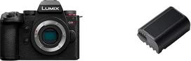 "Panasonic" LUMIX DC-G9M2E Micro Four Thirds veidrodinis fotoaparatas, 25,2 MP ir DMW-BLK22E įkraunama ličio jonų baterija, 7,2 V, 2200 mAh (skirta "Lumix" skaitmeniniams fotoaparatams: DC-S5, G9, GH5, GH5S)