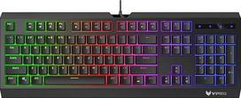 "Rapoo V52S" apšviesta žaidimų klaviatūra - juoda (QWERTY)