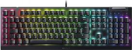 "Razer BlackWidow V4 X" - mechaninė žaidimų klaviatūra "Chroma RGB" (mechaniniai jungikliai, žalia spalva, 6 specialūs makro klavišai, ABS klavišai) FR išdėstymas | Juoda