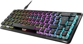 "Roccat Vulcan II Mini Air" - 65 proc. belaidė optinė mechaninė žaidimų klaviatūra, pritaikomas RGB apšvietimas, nuimamas kabelis, "Titan II" taktilinis jungiklis, aliuminio plokštelė, juoda