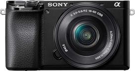 "Sony Alpha 6100 E-Mount" sisteminis fotoaparatas (24 megapikselių, 4K vaizdo įrašai, 180° jutiklinis ekranas)