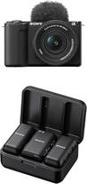"Sony Alpha ZV-E10 II" APS-C veidrodinis vaizdo fotoaparatas su 16-50 mm f/3,5-5,6 galios priartinimu (4K60p vaizdo įrašai, 4:2:2 10Bit įrašymas, 26 MP, automatinis akių fokusavimas), įskaitant ECMW3