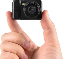 Andoer Mini skaitmeninis fotoaparatas, 1080P skaitmeninis kompaktiškas fotoaparatas, foto kamera su įmontuotu akumuliatoriumi ir LCD ekranu, blykste vaikams, paaugliams, senjorams, pradedantiesiems