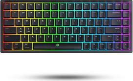 DREVO Gramr V2 TE 84 klavišų žaidimų klaviatūra Raudonas jungiklis RGB apšvietimas Mechaninė TKL 75% USB laidinė klaviatūra JAV išdėstymas
