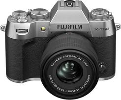 FUJIFILM X-T50 Silver / 15-45 mm rinkinys