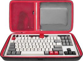 GEEKRIA kietas kelioninis dėklas, apsaugantis nuo kritimo, dulkių ir smūgių, suderinamas su "8Bitdo Retro" mechanine klaviatūra, du superprogramuojami klavišai (tamsiai pilka), KSB2-12
