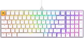 Glorious Gaming GMMK 2 Full Size (96%) - Mechaninė žaidimų klaviatūra, aliuminio apkaustai, anpassbar, Doubleshot-Kappen, Glorious Fox Schalter, skoninga RGB, amerikietiškas QWERTY išdėstymas - Weiß
