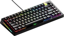 Glorious Gaming GMMK 3 PRO HE: greitasis paleidimas, salės efektas, modulinė aliuminio laikiklis ir apšvietimo sistema, 8K ekranas, karštas keitimas (MX ir HE skaleriai), TKL 75 %, amerikietiška QWERTY - juodos spalvos