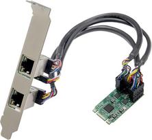 I/O Crest M.2 (B ir M-Key) PCIe sąsaja Vieno prievado Gigabit Ethernet modulis NIC RealTek RTL8111H mikroschemų rinkinys