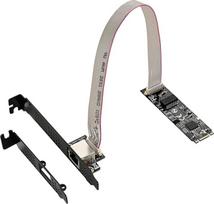 IO CREST M.2 M-Key PCI-e 3.0 sąsajos vieno prievado 5.0 Gigabit Ethernet modulis