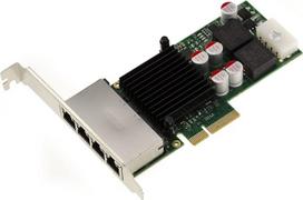 KALEA-INFORMATIQUE 4 prievadų LAN Gigabit Ethernet RJ45 su PCIe x4 prievadu Power Over Ethernet Poe ir Intel I350AM4 mikroschemų rinkiniu
