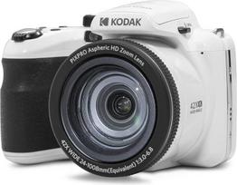 KODAK Pixpro Astro Zoom AZ425 - Skaitmeninis tilto fotoaparatas, 42 kartų optinis priartinimas, 24 mm platus kampas, 20 megapikselių, 3 colių LCD ekranas, "Full HD 1080p" vaizdo įrašas, ličio jonų akumuliatorius - baltas