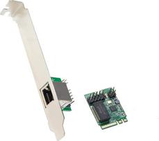 M.2 Gigabit Ethernet modulis - GigaLAN 1000BASE-T M.2 A+E Key NIC modulis