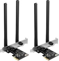 MERCUSYS MA30E "Wi-Fi 5 AC1200" dviejų juostų PCIe adapteris, "Bluetooth 5.0", MU-MIMO, WPA3, 2 aukštos kokybės antenos, suderinamas su "Windows 11/10" (2 vnt.)