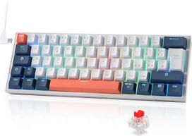 Redragon K617 Fizz 60% laidinės RGB žaidimų klaviatūros išdėstymas Italiano QWERTY