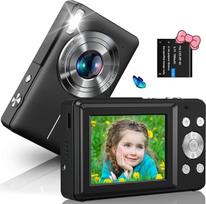 Skaitmeninis fotoaparatas 1080P 44MP foto kamera su 16X skaitmeniniu priartinimu Nešiojamasis kompaktiškas fotoaparatas Vlogging Skaitmeninis fotoaparatas vaikams paaugliams pradedantiesiems