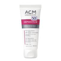 ACM Dépiwhite M Protective Cream SPF 50 - veido kremas nuo saulės, 40 ml