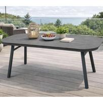 Lauko stalas SAN MARINO GREY ovalus 180x90x74cm