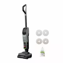 Bissell SpinWave + Vac Pet Pro Dulkių siurbliui šluotai Baterija Sausas ir drėgnas Cikloninis Dulkių maišas 0,4 L Juoda, Pilka