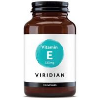VIRIDIAN natūralus vitaminas E 330 mg (400 TV) - 90 kapsulių