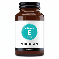 VIRIDIAN natūralus vitaminas E 330 mg (400 TV) - 30 kapsulių