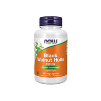 NOW 500 mg kapsulės BLACK WALNUT HULLS Juodasis riešutmedis  N100