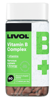 LIVOL B grupės vitaminų kompleksas, N60