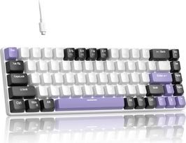 Magegee MK-BOX Black-White & Purple, Blue Lighting, Red Switch, US