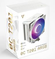 Modecom Volcano 0C T201 ARGB Processor Air cooler 12 cm White