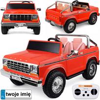 elektrinis vaikiškas automobilis ford bronco pickup dviem vaikams