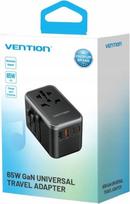 Vention 65W GaN Travel Adapter and Charger 2x USB-A 2x USB-C