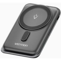 Vention Power Bank FHNB0 10000mAh, 20W PD, automatinis magnetinis įkrovimas, 1 Type-C prievadas, juodas