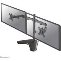 Neomounts monitorių stovas FPMA-D550DDBLACK, 10-32", 2 ekranai, 8 kg, VESA 75x75/100x100, reguliuojamas aukštis, 0-180° sukimas