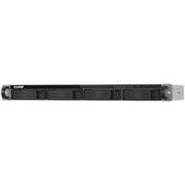Qnap NAS 1U TS-433EU, ARM 4-core 2.0GHz, 4GB atmintis, 2x 2.5GbE, 4 įlankos, 2x USB 3.2, juodas