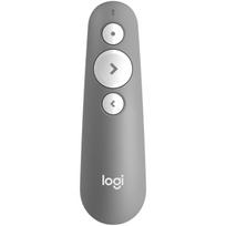Logitech Prezentatorius R500s 910-006520 Bevielis, USB, Bluetooth/RF, 3 mygtukai, AAA Baterija, 1000 mAh, Pilkas